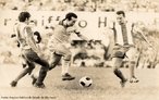 Partida de futebol entre Brasil e Paraguai em 1969 durante as eliminatrias para a Copa de 1970. <br><br/> Palavras-chave: relaes culturais, esporte, futebol, competio.