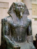Esttua egpcia de Qufren. <br><br/> Palavras-chave: relaes culturais, Antiguidade Egpcia, urnas funerrias, mumificao, arqueologia.